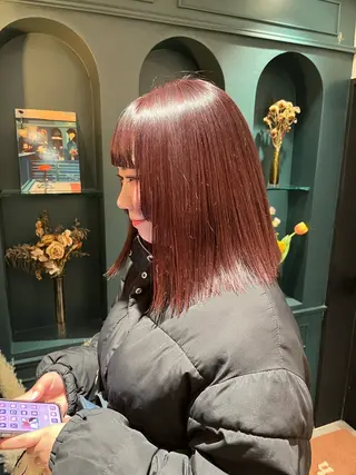 ミディアム カラー 🌻暖色カラー🌻 sakuraのヘアスタイル