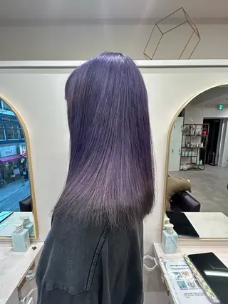 セミロング カラー 横浜カラー/パーマ/ SAKI💫のヘアスタイル