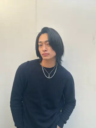 ミディアム 透明感カラー💙 髪質改善✨タイガ✨のヘアスタイル