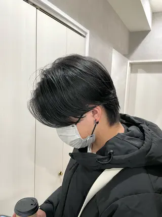 ミディアム カラー パーマ メンズ 【東北メンズヘア1 位受賞🥇】本間祐太のヘアスタイル