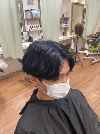 カラー メンズ 上𦚰 慶のヘアスタイル