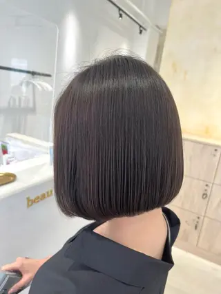 カラー ボブ/美髪矯正 /佐藤　奈巳のヘアスタイル