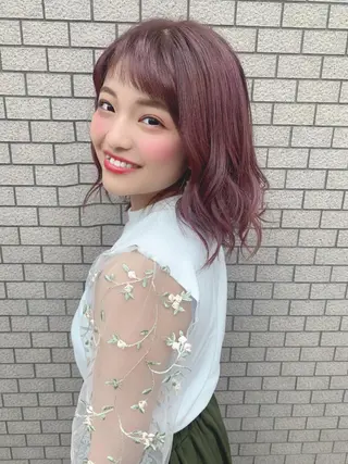 ミディアム 汐見 悠佑のヘアスタイル