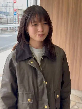 セミロング 【透明感カラー】/ 【レイヤー】保坂拓也のヘアスタイル