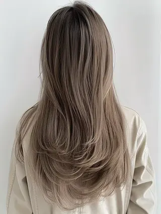 ロング カラー パーマ ヘアアレンジ メンズ キッズ MODEK's西宮店 マネージャー神道有基のヘアスタイル