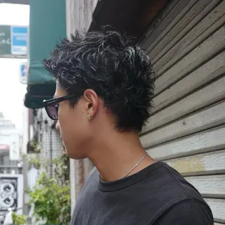 ショート メンズ ill HAVANA所属・渋谷/メンズショート ・パーマ　コウのヘアスタイル