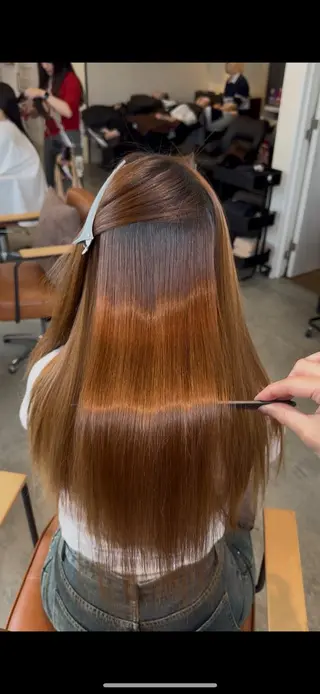 ロング 銀座/縮毛矯正 /髪質改善/あおのヘアスタイル