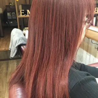 セミロング カラー 金崎 新吾のヘアスタイル