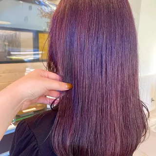 ロング カラー スナコザワ レナのヘアスタイル