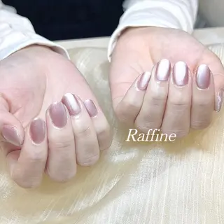 ネイル RAFFINE 月🦋🩵のネイルデザイン