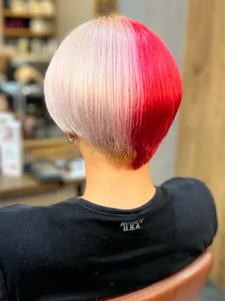 ミディアム カラー メンズ ナギサ 🐶のヘアスタイル