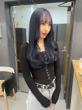 ロング ボブカットモデル/パ ーマ/harunaのヘアスタイル