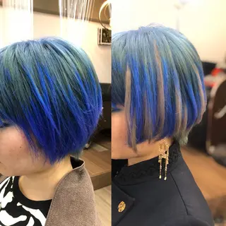 ショート プルエクステ/潤艶 最強矯正/西野入のヘアスタイル