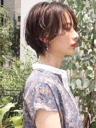 パーマ hoNua. 栄/透明感カラーのヘアスタイル