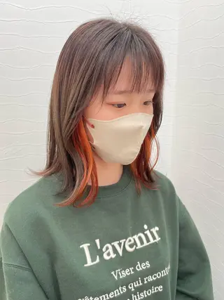 ミディアム Mintleaf 💛MAYUKOのヘアスタイル