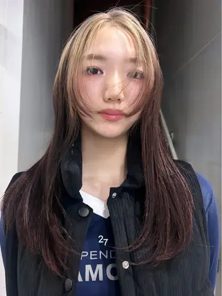 ロング カラー cope’u ROWEN所属・🪽デザインカラー/ ブリーチ/陽向🪽のヘアスタイル