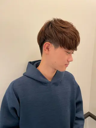 ショート メンズ ニュアンスカラー🫧 加納のヘアスタイル