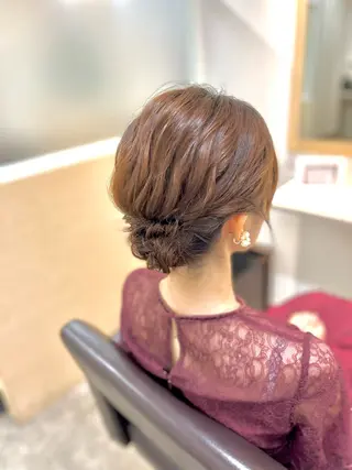 ヘアアレンジ 似合わせヘアメイク 💐オダギリチアキのヘアスタイル