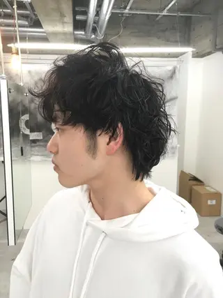 パーマ メンズ メンズサロンLOSS所属・メンズサロン rootのヘアスタイル