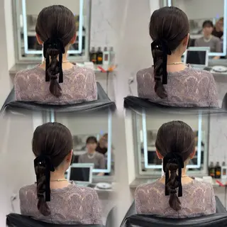 ミディアム ヘアアレンジ JPCY MIRIYAのヘアスタイル