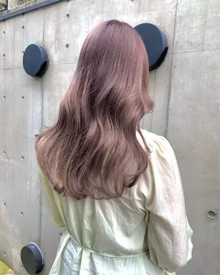 セミロング カラー 柔らかブラウン/顔周 りレイヤー♡ユウシのヘアスタイル