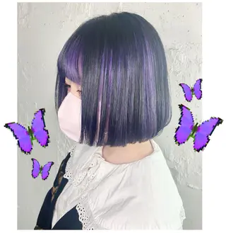 ショート カラー GARU-ガル-所属・TSUNO🦖 派手髪/オタク美容師のヘアスタイル