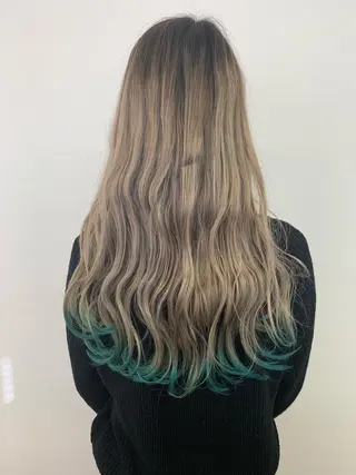 セミロング カラー Hitotose代表 中島和樹のヘアスタイル