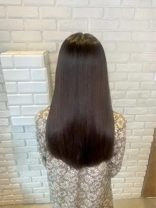 ロング パーマ 髪質改善/縮毛矯正 艶カラー/珠聡のヘアスタイル