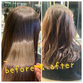 ミディアム 田畑 福恵のヘアスタイル