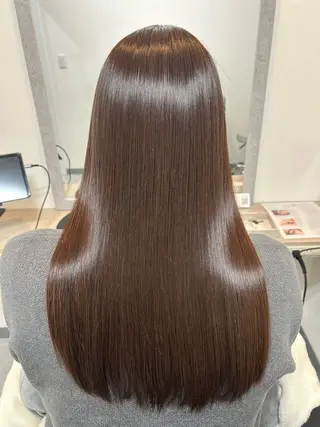 セミロング カドワキ リナのヘアスタイル