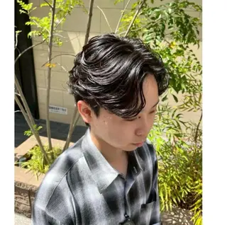 メンズ AYU / MODE K's 松原のヘアスタイル