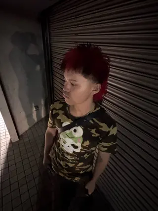 ショート カラー メンズ ブリーチカラー✨ じょあ☆のヘアスタイル