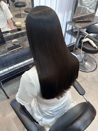 ロング パーマ 髪質改善・艶カラー HIROTOのヘアスタイル