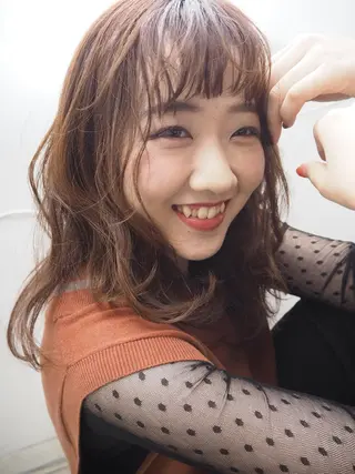 セミロング 西山梨々【12/1〜 産休を頂きます🎀】のヘアスタイル