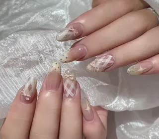 ネイル By moonネイル 🌷ワンホン/韓国風のネイルデザイン