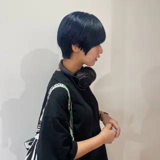 ショート カラー nonoka オリーブ/グレージュのヘアスタイル