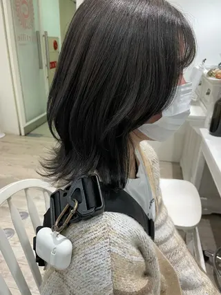 ミディアム カラー HARUKA韓国ヘア /Luana梅田のヘアスタイル