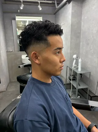 ショート メンズ CUCUMBER所属・本間 颯太のヘアスタイル