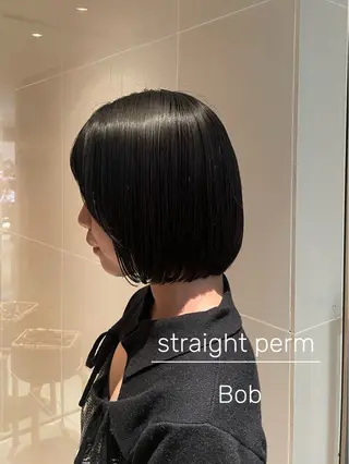 ショート パーマ 縮毛矯正/レイヤー /ひかるのヘアスタイル