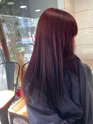 ロング カラー ‪るか/‪透明感 カラー/アレンジのヘアスタイル