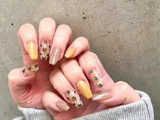 ネイル Sun Brown ANのネイルデザイン