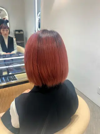 カラー ONE CONCEPT【ワンコンセプト】所属・飯味 華菜のヘアスタイル