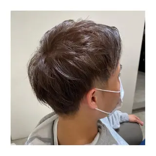 ショート カラー メンズ 小國 綾かのヘアスタイル