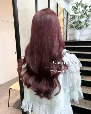 ロング カラー 💗ガーリーヘア🎀 saki💗のヘアスタイル
