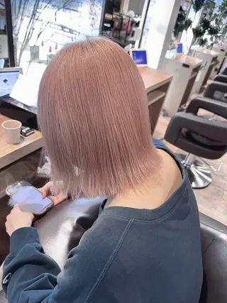 ショート カラー 韓国風カラー🤎 𝒄𝒉𝒊𝒌𝒂のヘアスタイル