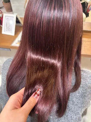 ミディアム カラー 豊中美容室COCOLUANA所属・CHISATO /暖色カラー❤️のヘアスタイル