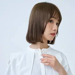 ミディアム 透明感カラー✨ よしの じろうのヘアスタイル