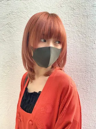 ミディアム カラー 千 田のヘアスタイル