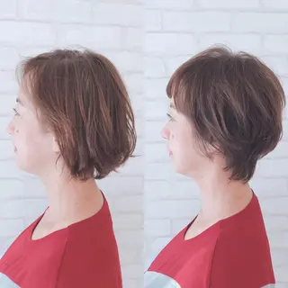 ミディアム アビリタ 警固のヘアスタイル