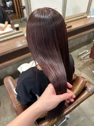 ロング カラー ✨艶カラー/韓国ヘア ✨momoriのヘアスタイル